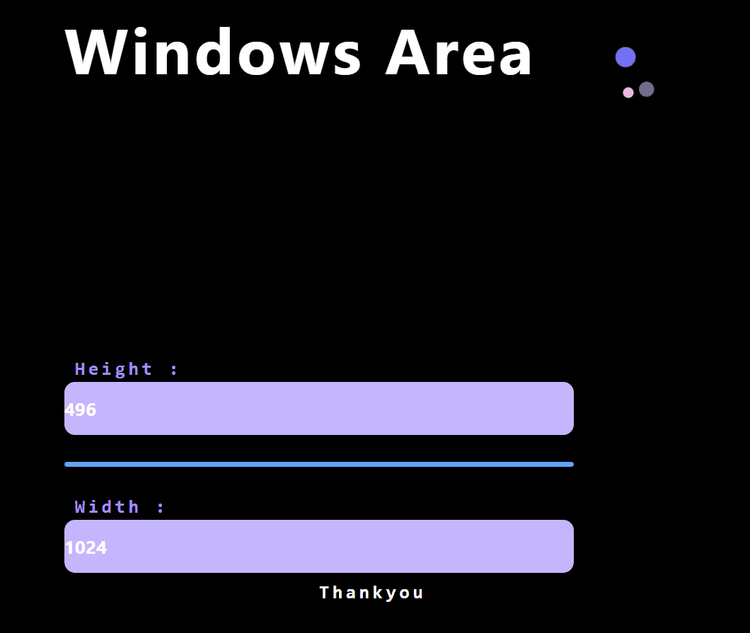 Windows Area Finder