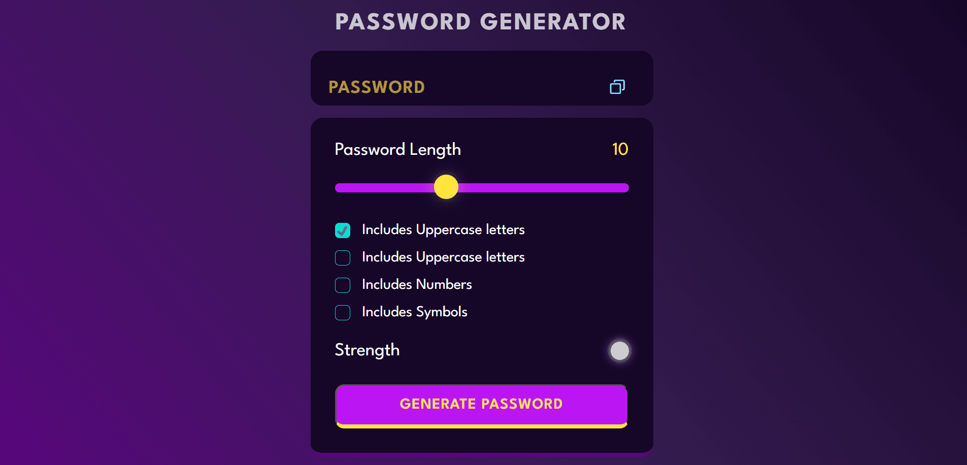 Password Generator